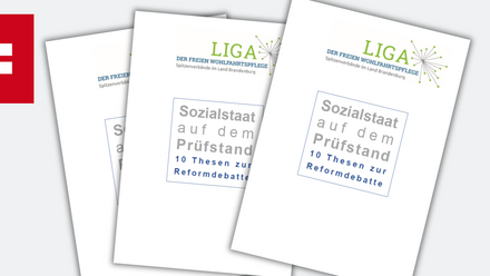 Drei Broschüren „Sozialstaat auf dem Prüfstand“