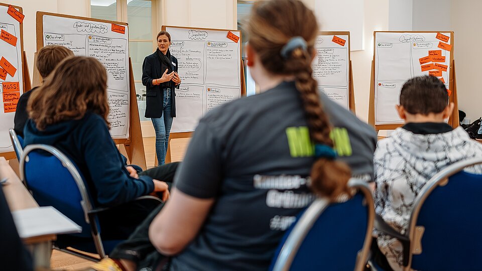 Workshop: Vortrag vor Flipcharts