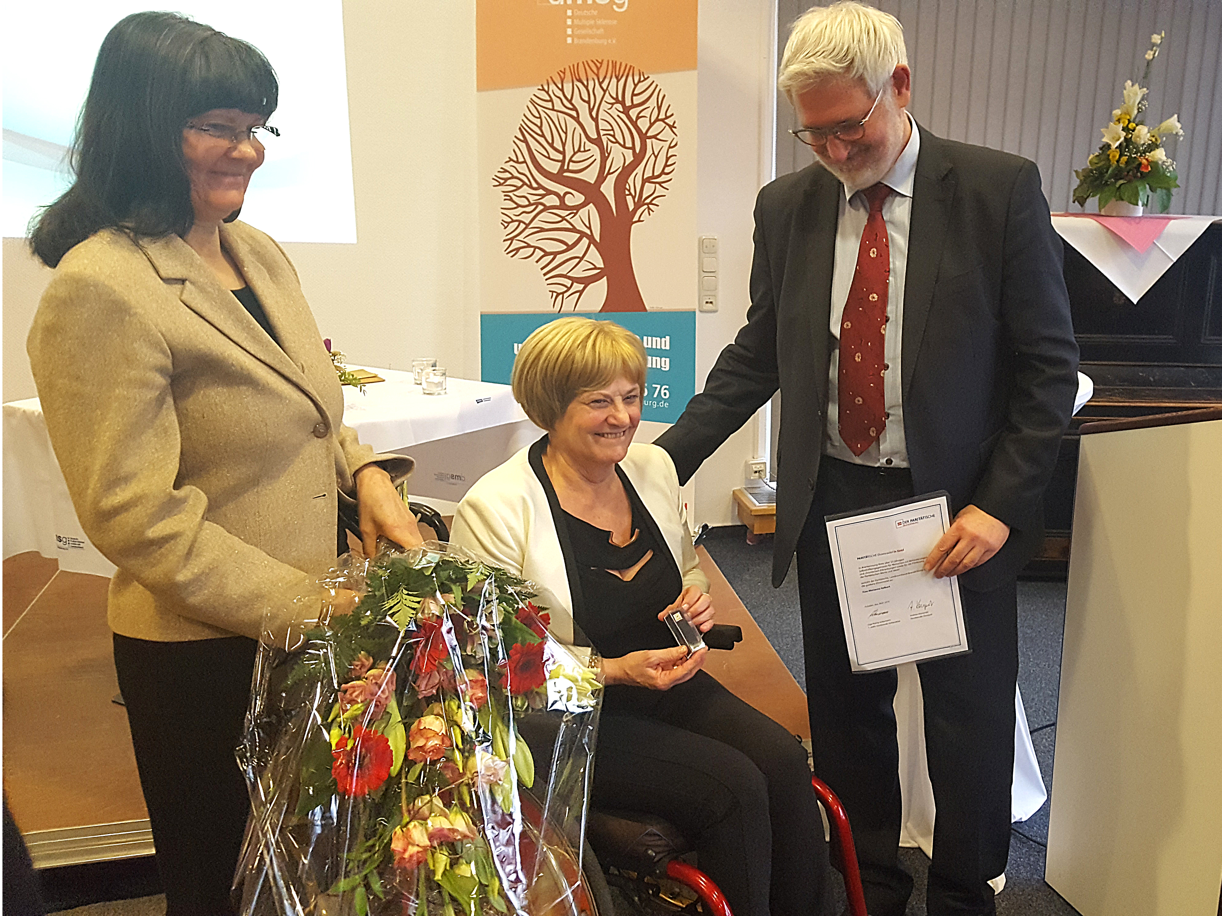 v.l.n.r. Ellen Jordan, Marianne Seibert, Andreas Kaczynski