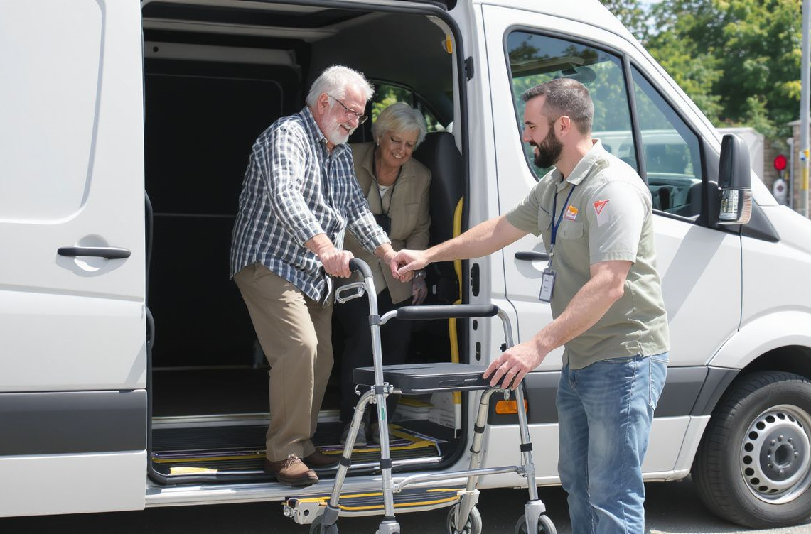 Krankentransport: Bild mit Hilfe von KI erstellt